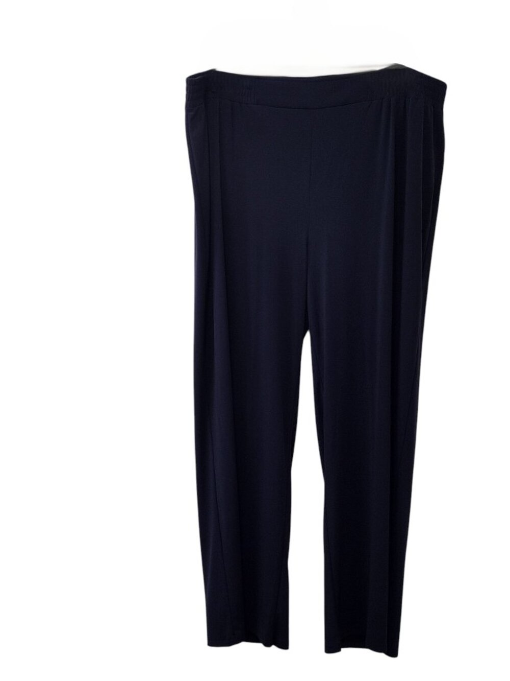 Iman Straight-Leg Pants, Size 2X, Navy Blue